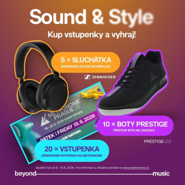 SOUTĚŽTE S METRONOME PRAGUE 2026 O SKVĚLÉ CENY!